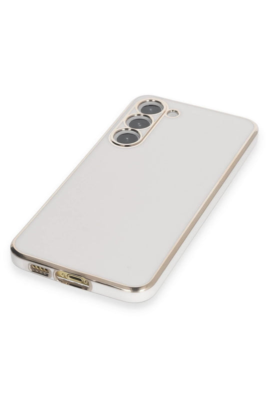 Samsung Galaxy S23 Plus Volet Silikon Kılıf - Beyaz 4