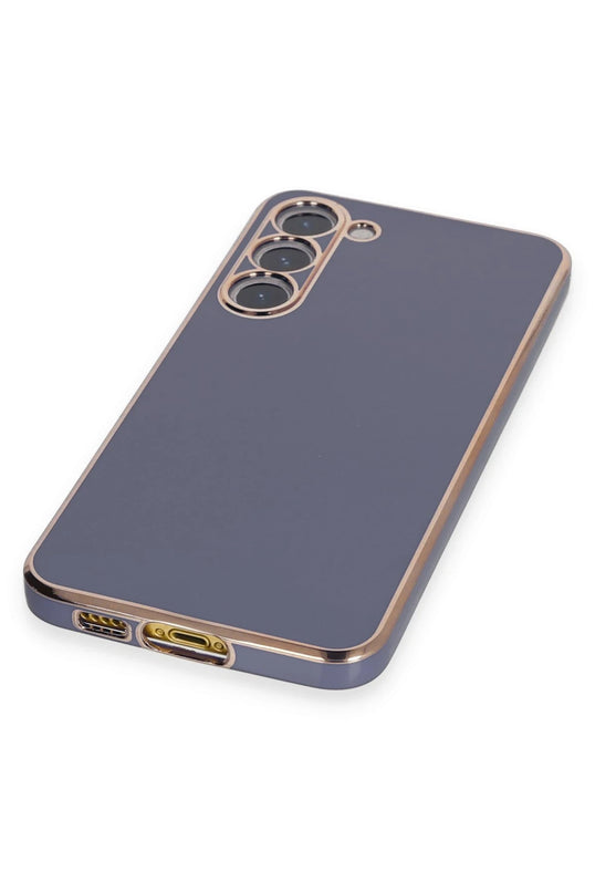 Samsung Galaxy S23 Plus Volet Silikon Kılıf - Mavi 4