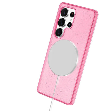 Samsung Galaxy S23 Ultra Star Magsafe Kapak Kılıf - Pembe 5