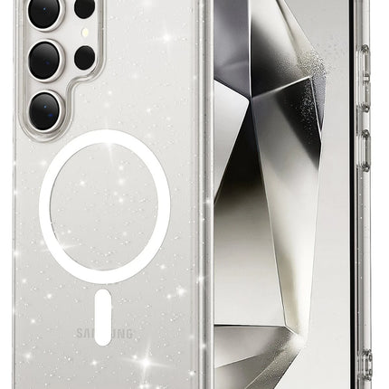 Samsung Galaxy S23 Ultra Star Magsafe Kapak Kılıf - Şeffaf