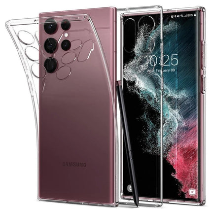 Samsung Galaxy S23 Ultra Lüx Şeffaf Silikon Kılıf