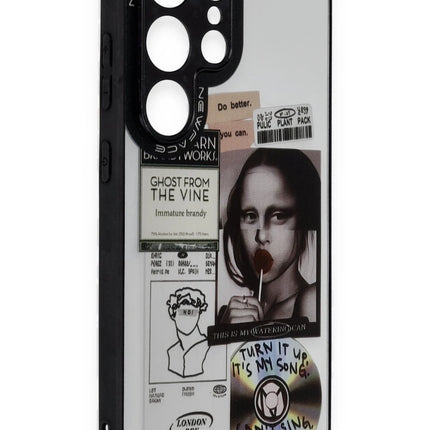 Samsung Galaxy S23 Ultra Mirror Desenli Kapak Kılıf - Desen 2 2