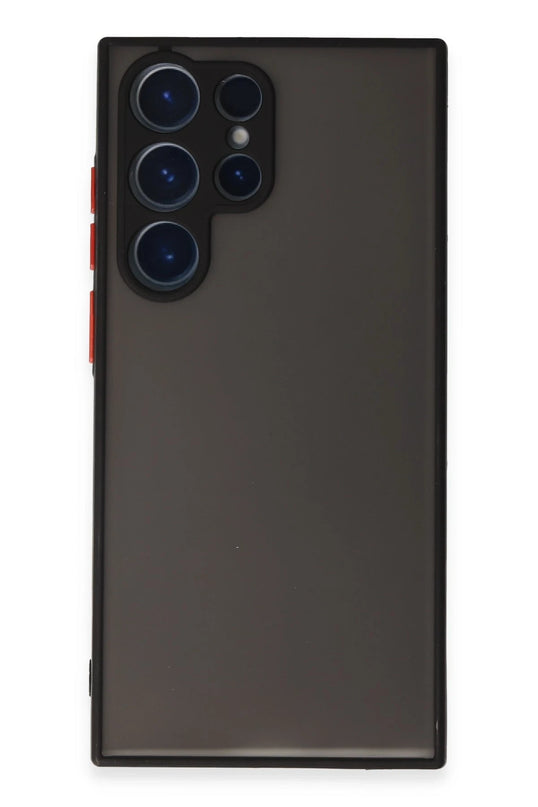 Samsung Galaxy S23 Ultra Montreal Silikon Kapak Kılıf - Siyah