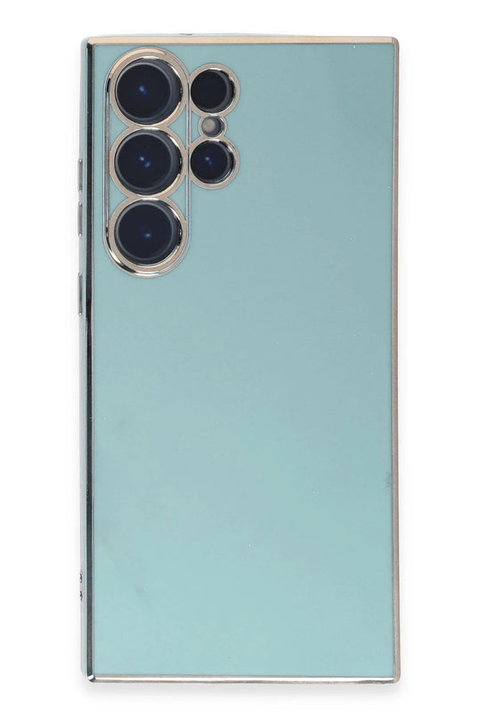 Samsung Galaxy S23 Ultra Volet Silikon Kılıf - Açık Yeşil