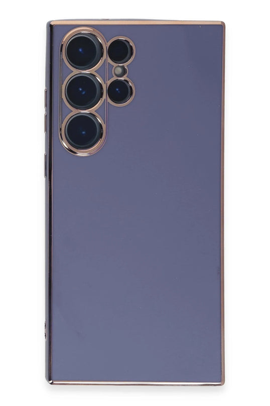 Samsung Galaxy S23 Ultra Volet Silikon Kılıf - Mavi
