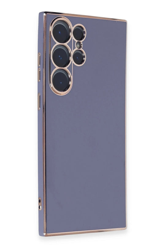 Samsung Galaxy S23 Ultra Volet Silikon Kılıf - Mavi 2