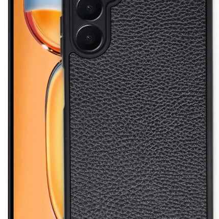 Samsung Galaxy S24 FE Aras Deri Kapak Kılıf - Siyah 2
