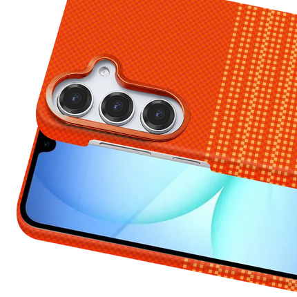 Samsung Galaxy S24 FE Vega Magsafe Kapak Kılıf - Turuncu 2