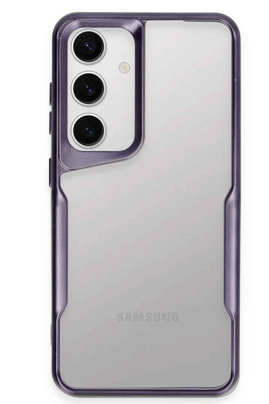 Samsung Galaxy S24 Boyi Silikon Kapak Kılıf - Derin Mor