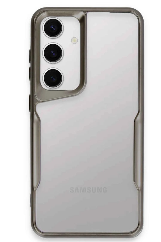 Samsung Galaxy S24 Boyi Silikon Kapak Kılıf - Titanyum Gri