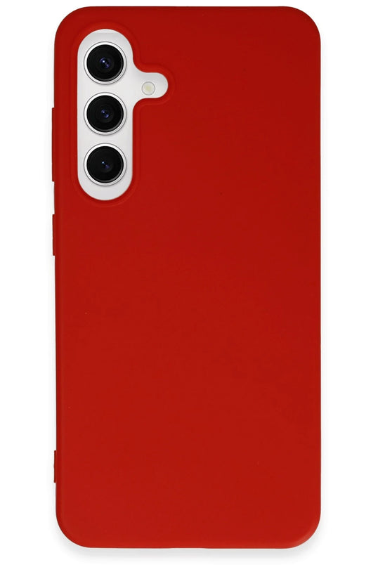 Samsung Galaxy S24 First Silikon Kılıf - Kırmızı 3