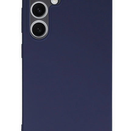 Samsung Galaxy S24 First Silikon Kılıf - Lacivert 4
