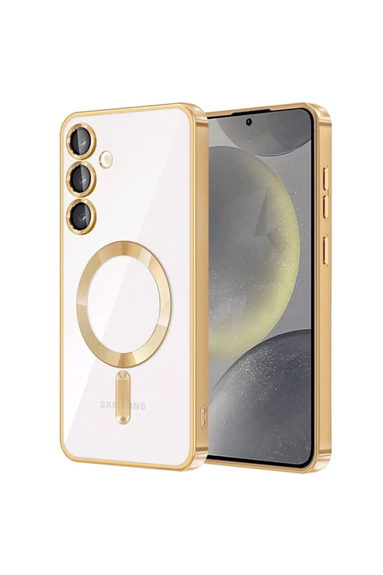 Samsung Galaxy S24 Kross Magneticsafe Kapak Kılıf - Gold