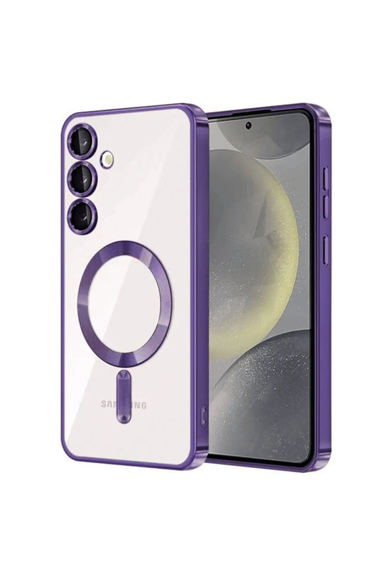 Samsung Galaxy S24 Kross Magneticsafe Kapak Kılıf - Mor