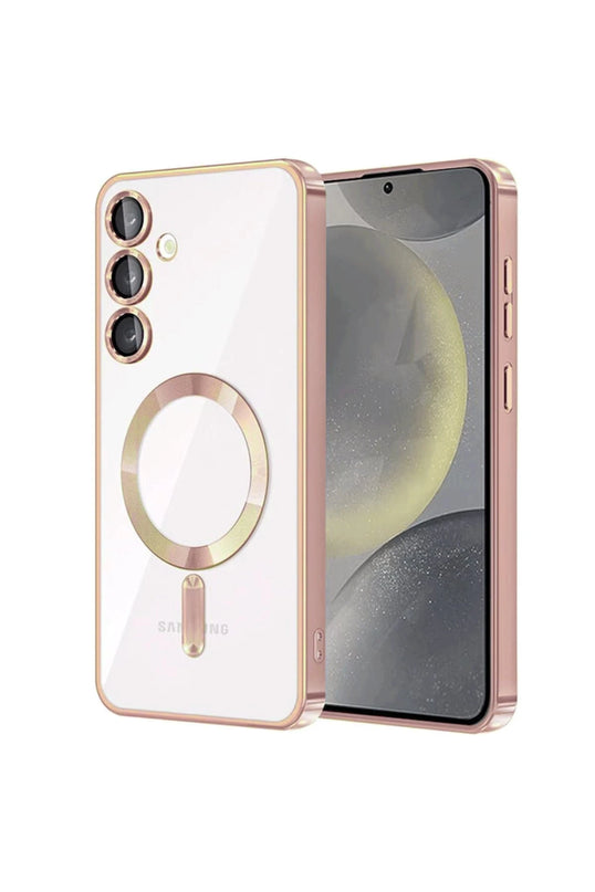 Samsung Galaxy S24 Kross Magneticsafe Kapak Kılıf - Rose