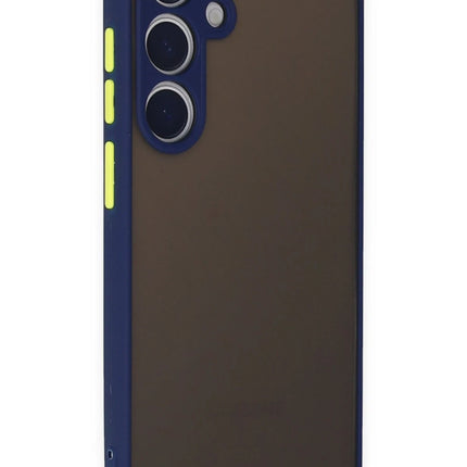 Samsung Galaxy S24 Montreal Silikon Kapak Kılıf - Lacivert 2