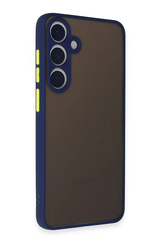 Samsung Galaxy S24 Montreal Silikon Kapak Kılıf - Lacivert 2