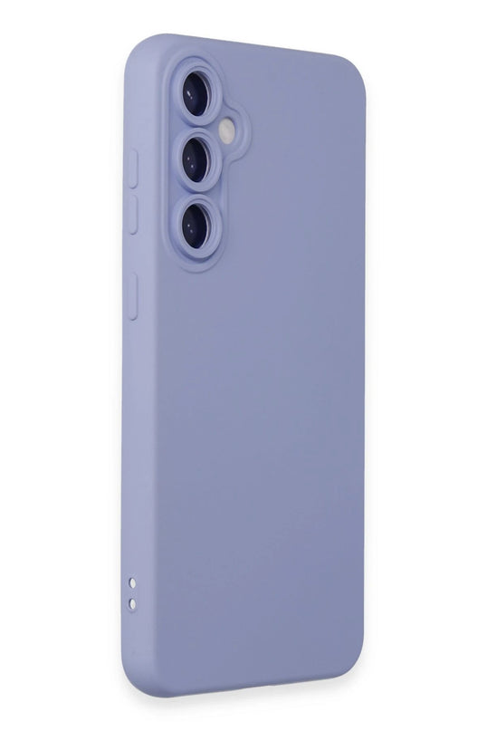 Samsung Galaxy S24 Nano içi Kadife Silikon Kılıf - Lila 2