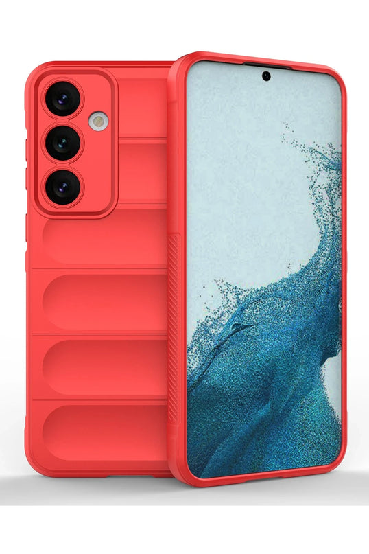 Samsung Galaxy S24 Optimum Silikon Kılıf - Kırmızı