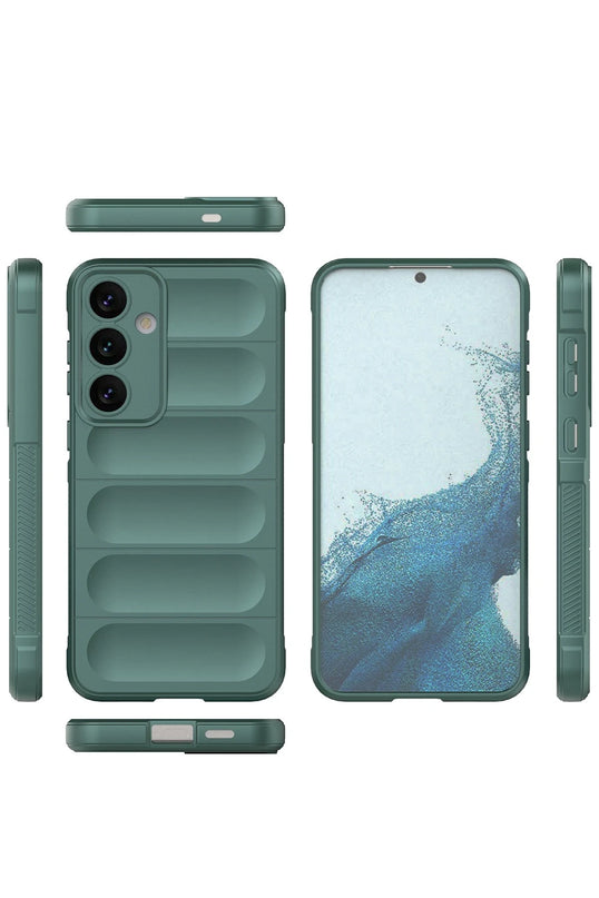 Samsung Galaxy S24 Optimum Silikon Kılıf - Koyu Yeşil 2
