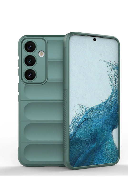 Samsung Galaxy S24 Optimum Silikon Kılıf - Koyu Yeşil
