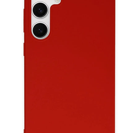 Samsung Galaxy S24 Plus First Silikon Kılıf - Kırmızı 3