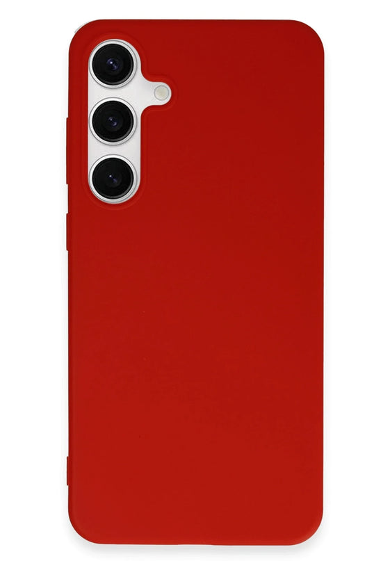 Samsung Galaxy S24 Plus First Silikon Kılıf - Kırmızı 3