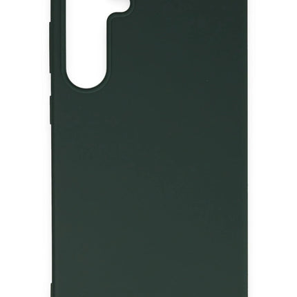 Samsung Galaxy S24 Plus First Silikon Kılıf - Koyu Yeşil 2