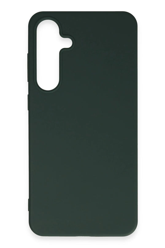 Samsung Galaxy S24 Plus First Silikon Kılıf - Koyu Yeşil 2