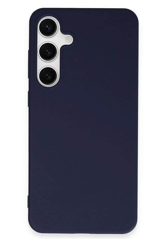 Samsung Galaxy S24 Plus First Silikon Kılıf - Lacivert 3