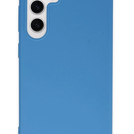Samsung Galaxy S24 Plus First Silikon Kılıf - Mavi 3