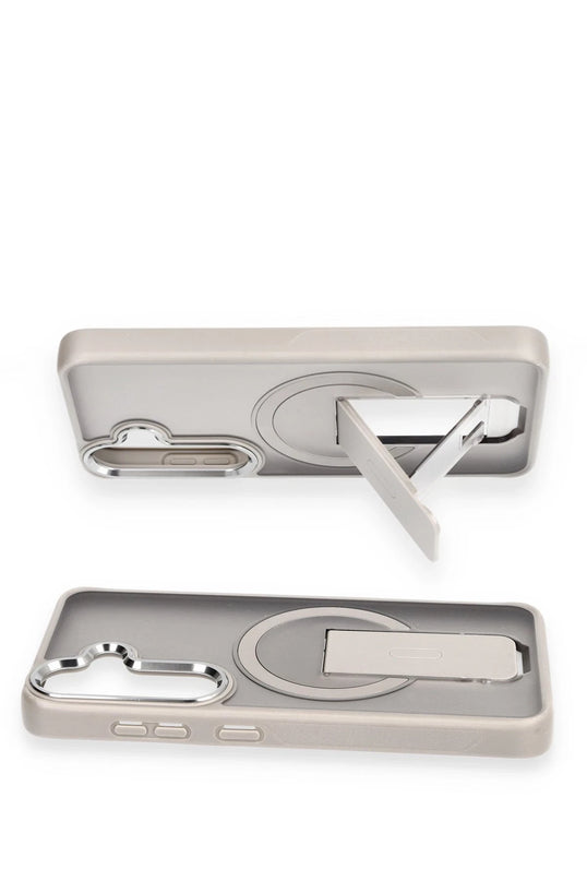 Samsung Galaxy S24 Tork Magsafe Standlı Kapak Kılıf - Lacivert 3