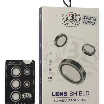 Samsung Galaxy S24 Ultra Bilvis Titan Kamera Lens - Derin Mor