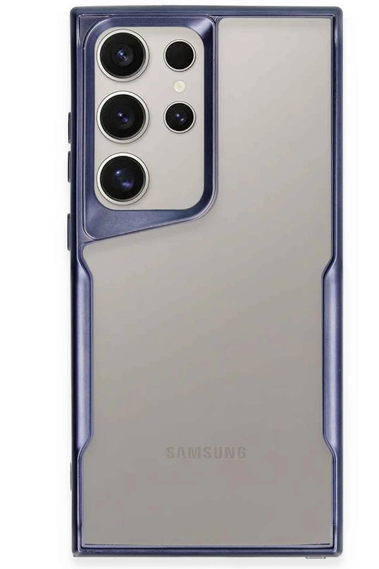 Samsung Galaxy S24 Ultra Boyi Silikon Kapak Kılıf - Lacivert