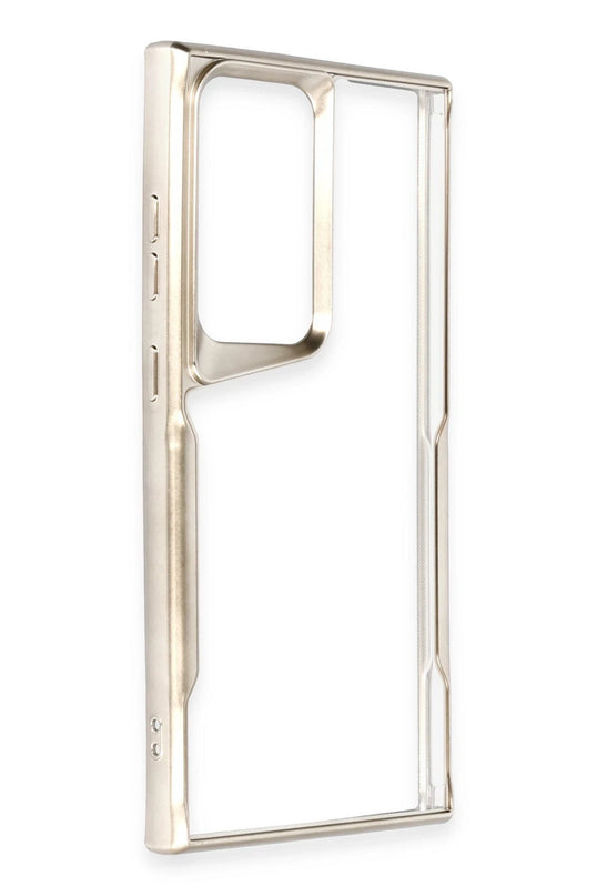 Samsung Galaxy S24 Ultra Boyi Silikon Kapak Kılıf - Titanyum Gri 2