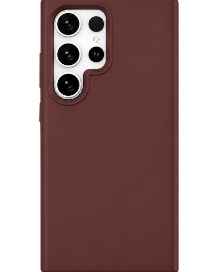 Samsung Galaxy S24 Ultra First Silikon Kılıf - Bordo 2
