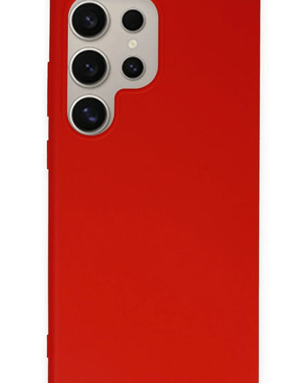 Samsung Galaxy S24 Ultra First Silikon Kılıf - Kırmızı 3