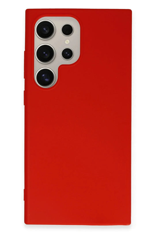 Samsung Galaxy S24 Ultra First Silikon Kılıf - Kırmızı 3