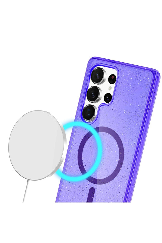 Samsung Galaxy S24 Ultra Star Magsafe Kapak Kılıf - Turuncu 2