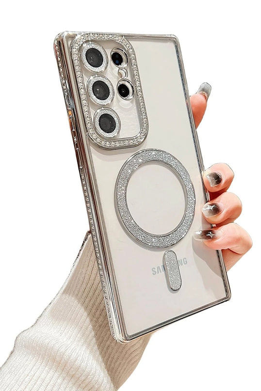 Samsung Galaxy S24 Ultra Joke Simli Magneticsafe Kılıf - Lacivert 2
