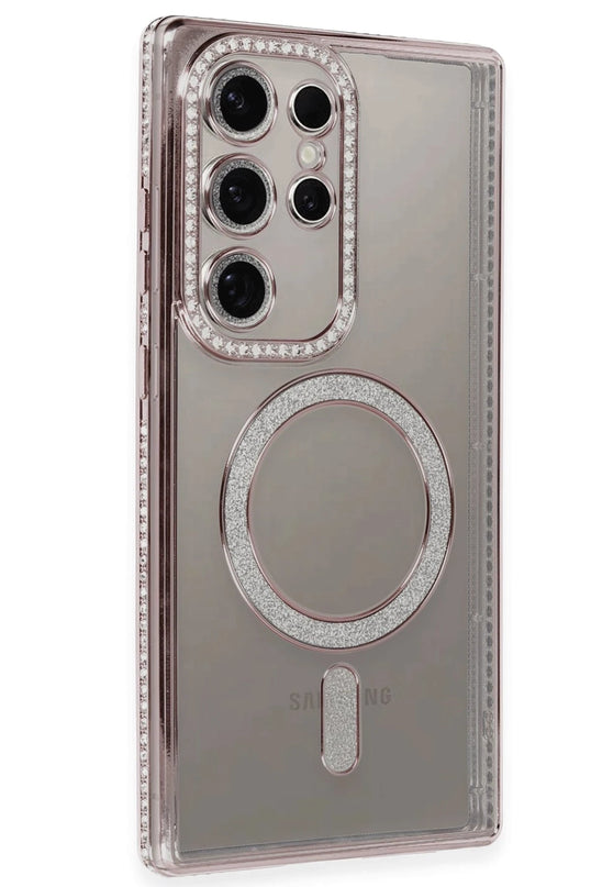 Samsung Galaxy S24 Ultra Joke Simli Magneticsafe Kılıf - Pembe