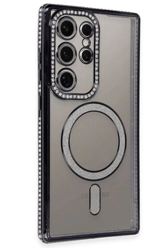 Samsung Galaxy S24 Ultra Joke Simli Magneticsafe Kılıf - Siyah