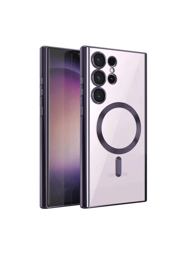 Samsung Galaxy S24 Ultra Kross Magneticsafe Kapak Kılıf - Mor