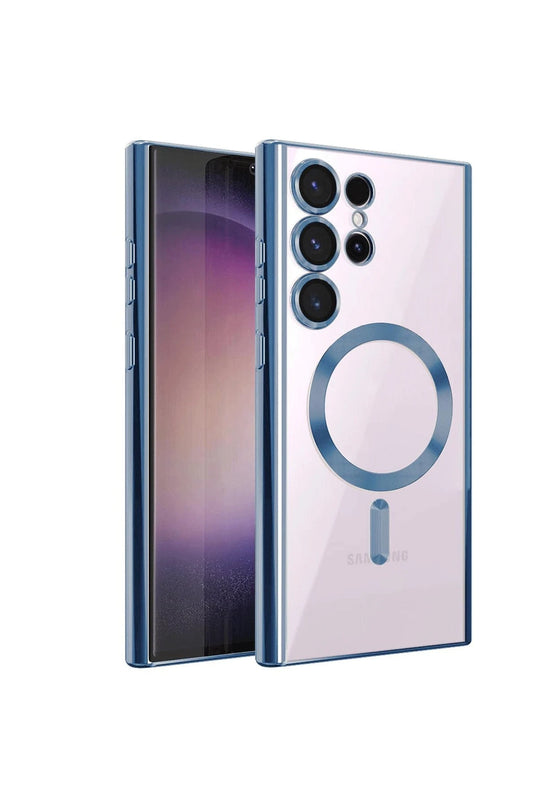 Samsung Galaxy S24 Ultra Kross Magneticsafe Kapak Kılıf - Sierra Blue