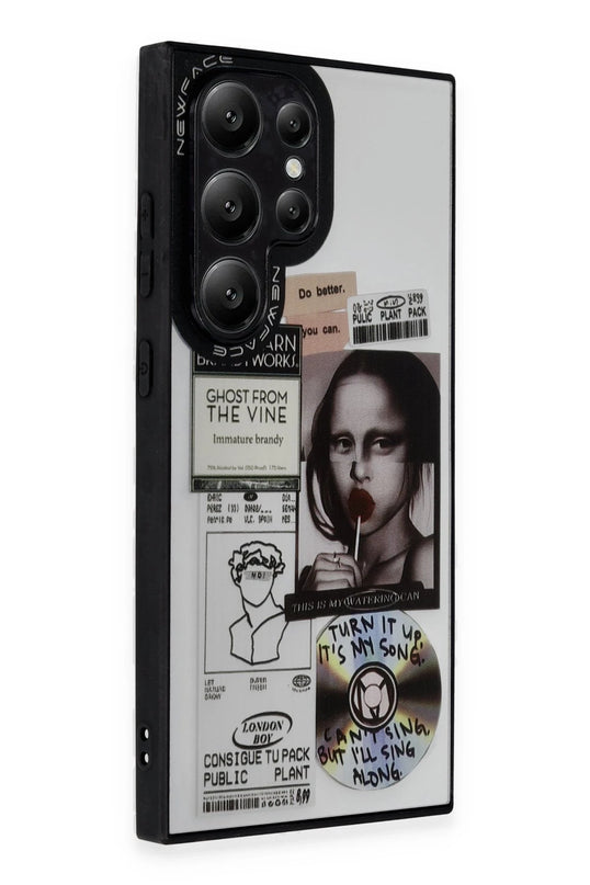 Samsung Galaxy S24 Ultra Mirror Desenli Kapak Kılıf - Desen 2