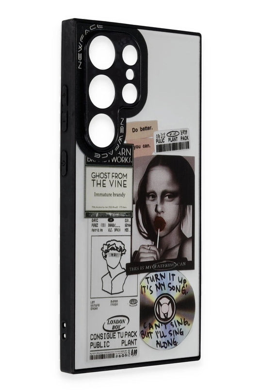 Samsung Galaxy S24 Ultra Mirror Desenli Kapak Kılıf - Desen 2 2