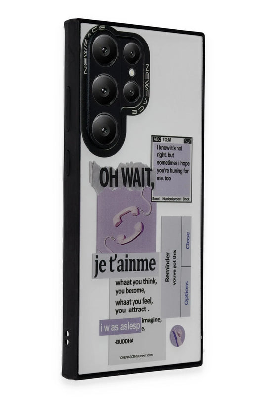 Samsung Galaxy S24 Ultra Mirror Desenli Kapak Kılıf - Desen 4