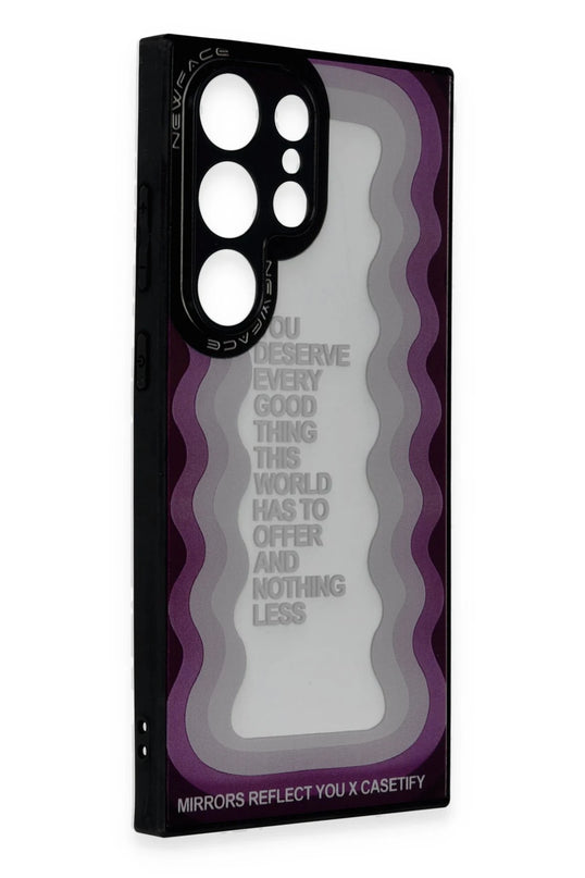 Samsung Galaxy S24 Ultra Mirror Desenli Kapak Kılıf - Desen 5 2