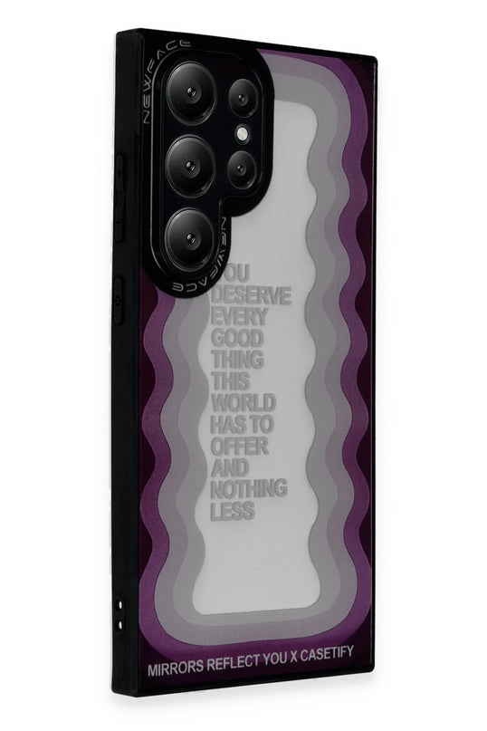 Samsung Galaxy S24 Ultra Mirror Desenli Kapak Kılıf - Desen 5