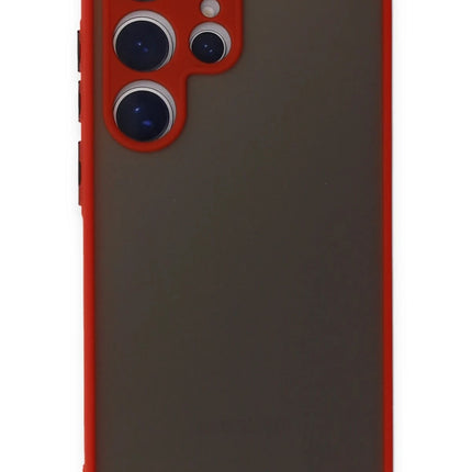 Samsung Galaxy S24 Ultra Montreal Silikon Kapak Kılıf - Kırmızı